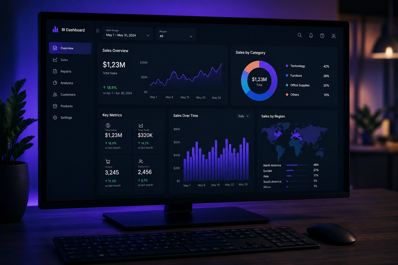 Dashboard BI Interactivo